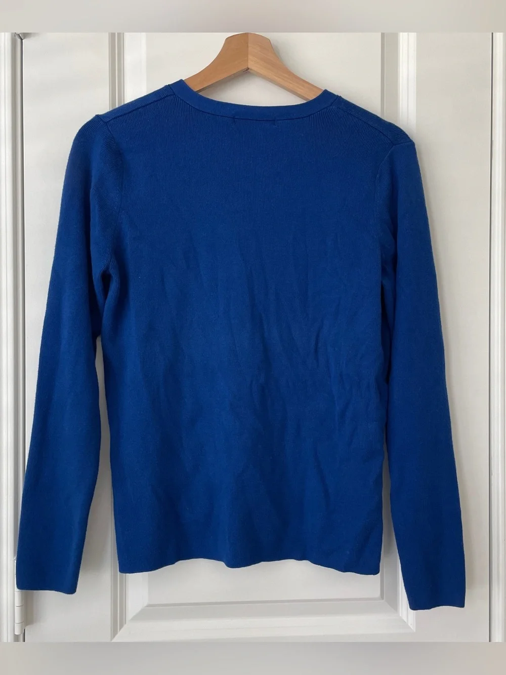 Karen Scott Royal Blue V-Neck Pullover Sweater